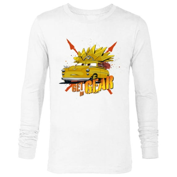 Disney PIXAR Cars on the Road Chieftess Get in Gear - Long Sleeve T-Shirt for Men - Customized-White