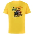 thumbnail image 1 of Disney PIXAR Cars on the Road Mater Bring the Thunder - Short Sleeve Cotton T-Shirt for Adults - Customized-Yellow, 1 of 5