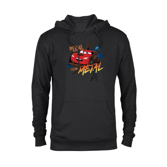 Disney PIXAR Cars on the Road Pedal to the Metal - Pullover Hoodie for Adults - Customized-Black