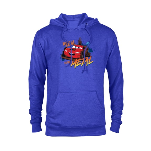 Disney PIXAR Cars on the Road Pedal to the Metal - Pullover Hoodie for Adults - Customized-Royal