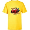 thumbnail image 1 of Disney PIXAR Cars on the Road Pedal to the Metal - Short Sleeve T-Shirt for Kids - Customized-Yellow, 1 of 5
