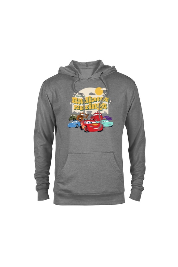 Disney PIXAR Cars on the Road Radiator Springs - Pullover Hoodie for Adults - Customized-Athletic Heather