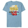 thumbnail image 1 of Disney PIXAR Cars on the Road Radiator Springs - Short Sleeve Blended T-Shirt for Adults - Customized-Ocean Blue, 1 of 5