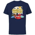 thumbnail image 1 of Disney PIXAR Cars on the Road Radiator Springs - Short Sleeve Cotton T-Shirt for Adults - Customized-Navy, 1 of 5