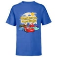 thumbnail image 1 of Disney PIXAR Cars on the Road Radiator Springs - Short Sleeve T-Shirt for Kids - Customized-Royal, 1 of 5