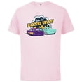 thumbnail image 1 of Disney PIXAR Cars on the Road Ramone & Flo - Short Sleeve Cotton T-Shirt for Adults - Customized-Soft Pink, 1 of 5