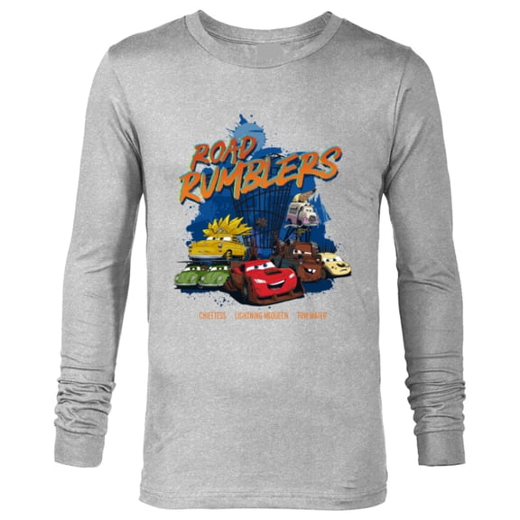 Disney PIXAR Cars on the Road Rumblers - Long Sleeve T-Shirt for Men - Customized-Athletic Heather