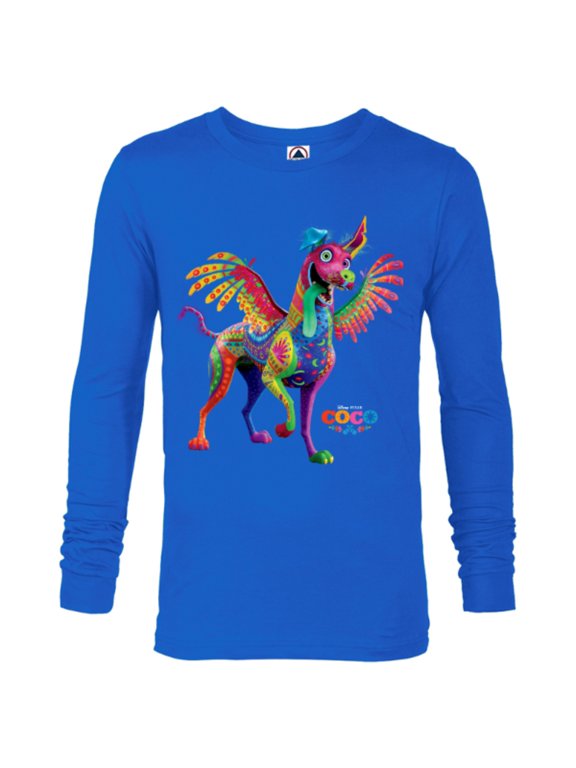 Disney PIXAR Coco Dante Alebrije Spirit Animal T-Shirt - Long Sleeve T-Shirt for Men - Customized-Royal