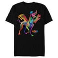 thumbnail image 1 of Disney PIXAR Coco Dante Alebrije Spirit Animal T-Shirt- Short Sleeve Blended T-Shirt for Adults - Customized-Black Snow Heather, 1 of 5