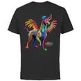 thumbnail image 1 of Disney PIXAR Coco Dante Alebrije Spirit Animal T-Shirt - Short Sleeve Cotton T-Shirt for Adults - Customized-Black, 1 of 5