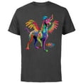 thumbnail image 1 of Disney PIXAR Coco Dante Alebrije Spirit Animal T-Shirt - Short Sleeve Cotton T-Shirt for Adults - Customized-Charcoal Heather, 1 of 5