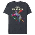 thumbnail image 1 of Disney PIXAR Coco Dante I'm So Fly T-Shirt- Short Sleeve Blended T-Shirt for Adults - Customized-Navy Heather, 1 of 5
