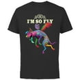 thumbnail image 1 of Disney PIXAR Coco Dante I'm So Fly T-Shirt - Short Sleeve Cotton T-Shirt for Adults - Customized-Black, 1 of 5