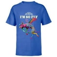 thumbnail image 1 of Disney PIXAR Coco Dante I'm So Fly T-Shirt - Short Sleeve T-Shirt for Kids - Customized-Royal, 1 of 5