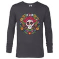thumbnail image 1 of Disney PIXAR Coco Land of the Dead - Long Sleeve T-Shirt for Men - Customized-Charcoal Heather, 1 of 5