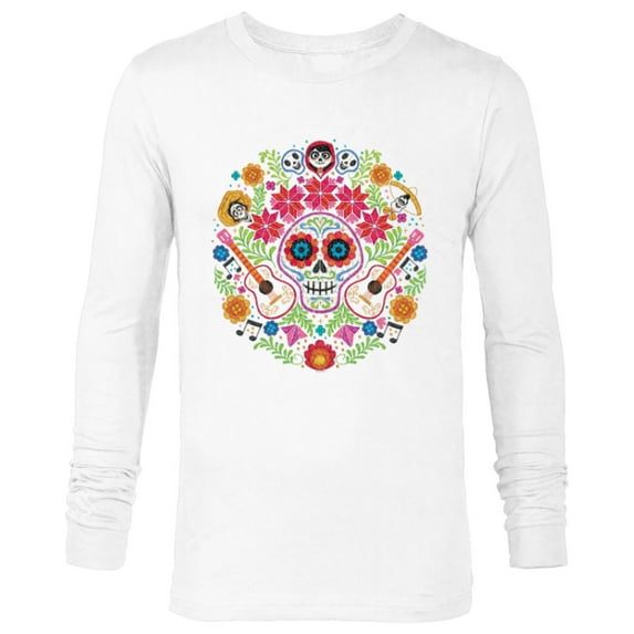 Disney PIXAR Coco Land of the Dead - Long Sleeve T-Shirt for Men - Customized-White