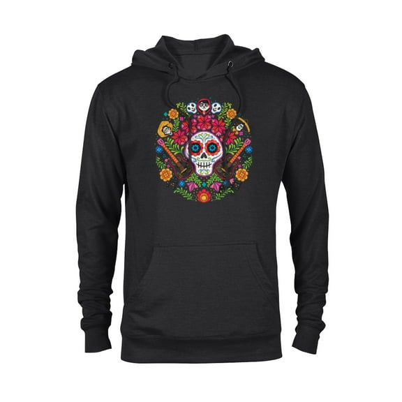 Disney PIXAR Coco Land of the Dead - Pullover Hoodie for Adults - Customized-Black