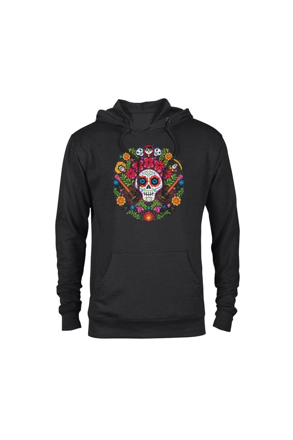 Disney PIXAR Coco Land of the Dead - Pullover Hoodie for Adults - Customized-Black
