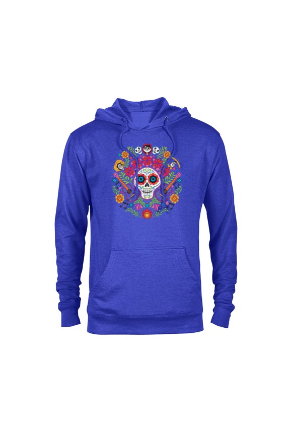 Disney PIXAR Coco Land of the Dead - Pullover Hoodie for Adults - Customized-Royal