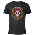 thumbnail image 1 of Disney PIXAR Coco Land of the Dead - Short Sleeve Blended T-Shirt for Adults - Customized-Black, 1 of 5