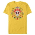 thumbnail image 1 of Disney PIXAR Coco Land of the Dead - Short Sleeve Blended T-Shirt for Adults - Customized-Yellow, 1 of 5