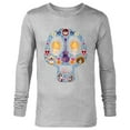 thumbnail image 1 of Disney PIXAR Coco Land of the Dead Silhouette - Long Sleeve T-Shirt for Men - Customized-Athletic Heather, 1 of 5