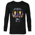 thumbnail image 1 of Disney PIXAR Coco Land of the Dead Silhouette - Long Sleeve T-Shirt for Men - Customized-Black, 1 of 5
