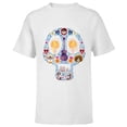 thumbnail image 1 of Disney PIXAR Coco Land of the Dead Silhouette - Short Sleeve T-Shirt for Kids - Customized-White, 1 of 5
