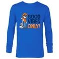 thumbnail image 1 of Disney PIXAR Coco Miguel Good Vibes Only - Long Sleeve T-Shirt for Men - Customized-Navy, 1 of 5