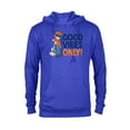 thumbnail image 1 of Disney PIXAR Coco Miguel Good Vibes Only - Pullover Hoodie for Adults - Customized-Royal, 1 of 5