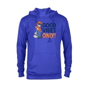 Disney PIXAR Coco Miguel Good Vibes Only - Pullover Hoodie for Adults - Customized-Royal