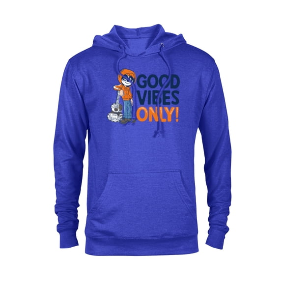 Disney PIXAR Coco Miguel Good Vibes Only - Pullover Hoodie for Adults - Customized-Royal
