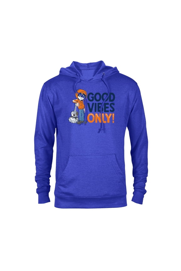 Disney PIXAR Coco Miguel Good Vibes Only - Pullover Hoodie for Adults - Customized-Royal