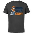 thumbnail image 1 of Disney PIXAR Coco Miguel Good Vibes Only - Short Sleeve Cotton T-Shirt for Adults - Customized-Charcoal, 1 of 5
