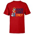 thumbnail image 1 of Disney PIXAR Coco Miguel Good Vibes Only - Short Sleeve T-Shirt for Kids - Customized-Red, 1 of 5