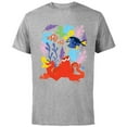 thumbnail image 1 of Disney PIXAR Finding Dory Nemo, Marlin & Hank - Short Sleeve Cotton T-Shirt for Adults - Customized-Athletic Heather, 1 of 5