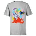 thumbnail image 1 of Disney PIXAR Finding Dory Nemo, Marlin & Hank - Short Sleeve T-Shirt for Kids - Customized-Athletic Heather, 1 of 5