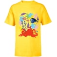 thumbnail image 1 of Disney PIXAR Finding Dory Nemo, Marlin & Hank - Short Sleeve T-Shirt for Kids - Customized-Yellow, 1 of 5