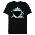 thumbnail image 1 of Disney PIXAR Finding Nemo Bruce JAWsome - Short Sleeve Blended T-Shirt for Adults - Customized-Black Snow Heather, 1 of 5