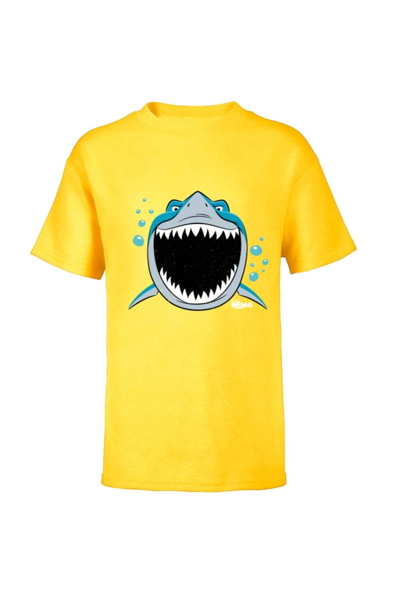 Disney PIXAR Finding Nemo Bruce JAWsome - Short Sleeve T-Shirt for Kids - Customized-Sunflower