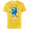 thumbnail image 1 of Disney PIXAR Finding Nemo Dory Just Keep Swimming - Short Sleeve Cotton T-Shirt for Adults - Customized-Yellow, 1 of 5