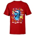 thumbnail image 1 of Disney PIXAR Finding Nemo Dory Just Keep Swimming - Short Sleeve T-Shirt for Kids - Customized-Red, 1 of 5