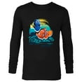 thumbnail image 1 of Disney PIXAR Finding Nemo Surf-Tastic with Nemo & Dory - Long Sleeve T-Shirt for Men - Customized-Black, 1 of 5