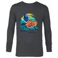 thumbnail image 1 of Disney PIXAR Finding Nemo Surf-Tastic with Nemo & Dory - Long Sleeve T-Shirt for Men - Customized-Charcoal Heather, 1 of 5