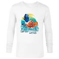 thumbnail image 1 of Disney PIXAR Finding Nemo Surf-Tastic with Nemo & Dory - Long Sleeve T-Shirt for Men - Customized-White, 1 of 5