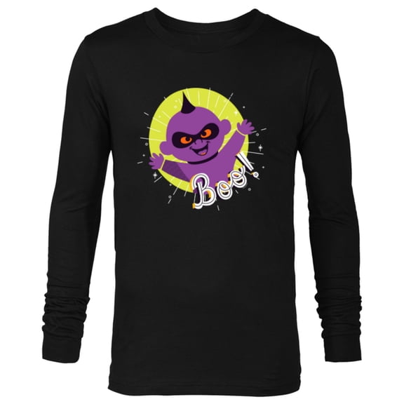 Disney PIXAR Incredibles Jack-Jack Halloween BOO - Long Sleeve T-Shirt for Men - Customized-Black