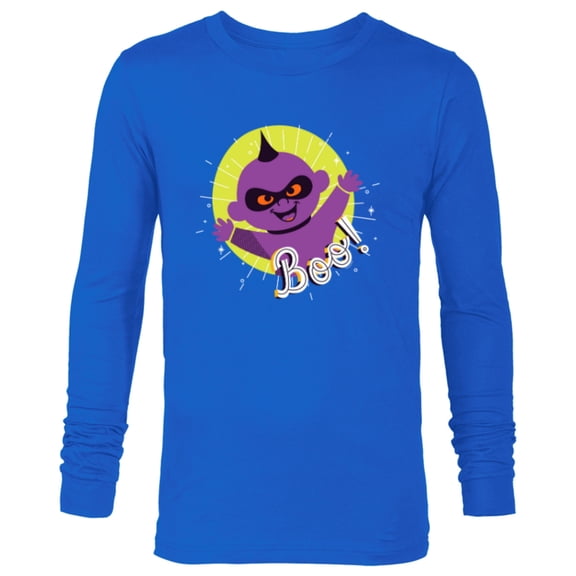 Disney PIXAR Incredibles Jack-Jack Halloween BOO - Long Sleeve T-Shirt for Men - Customized-Navy