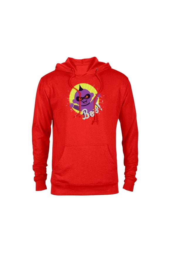 Disney PIXAR Incredibles Jack-Jack Halloween BOO - Pullover Hoodie for Adults - Customized-Red Heather