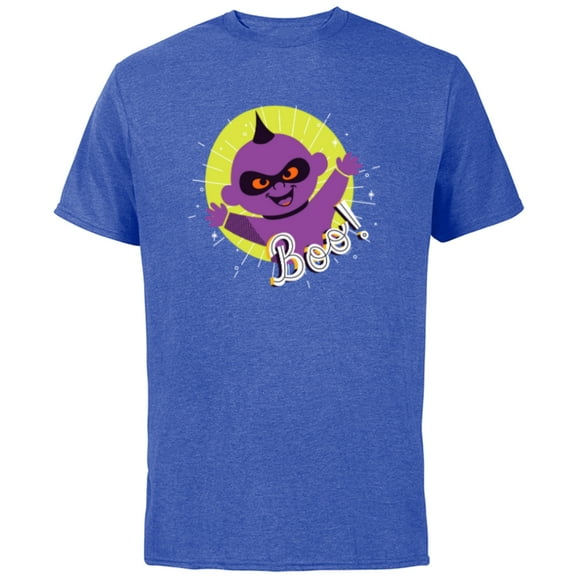 Disney PIXAR Incredibles Jack-Jack Halloween BOO - Short Sleeve Cotton T-Shirt for Adults - Customized-Royal Heather