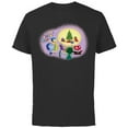 thumbnail image 1 of Disney PIXAR Inside Out Retro Holiday - Short Sleeve Cotton T-Shirt for Adults - Customized-Black, 1 of 5